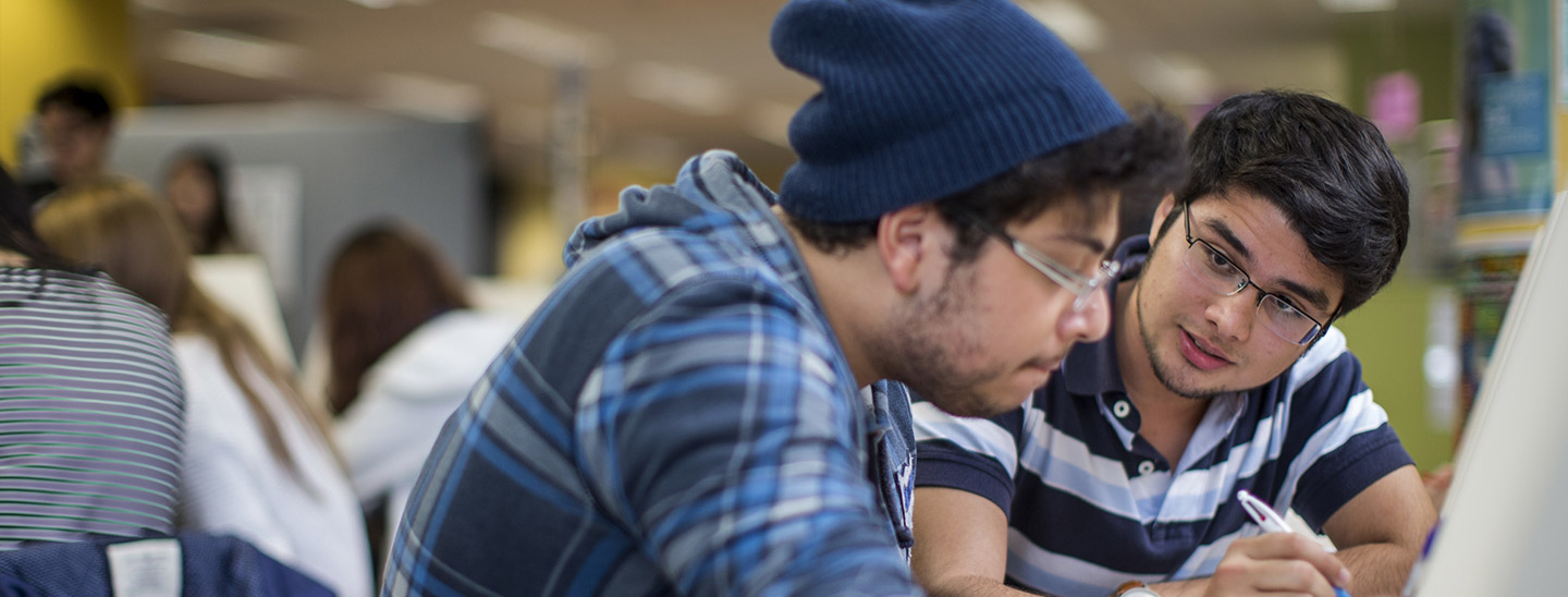 Students working classroom